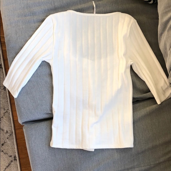 NWT Free People Central Park Top In White Size XS - Picture 3 of 4